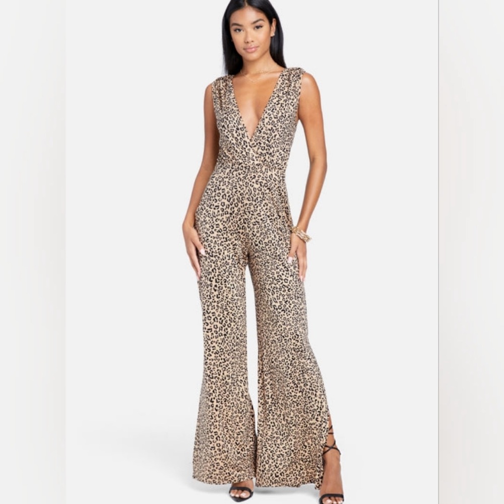 Leopard Print Jumpsuit